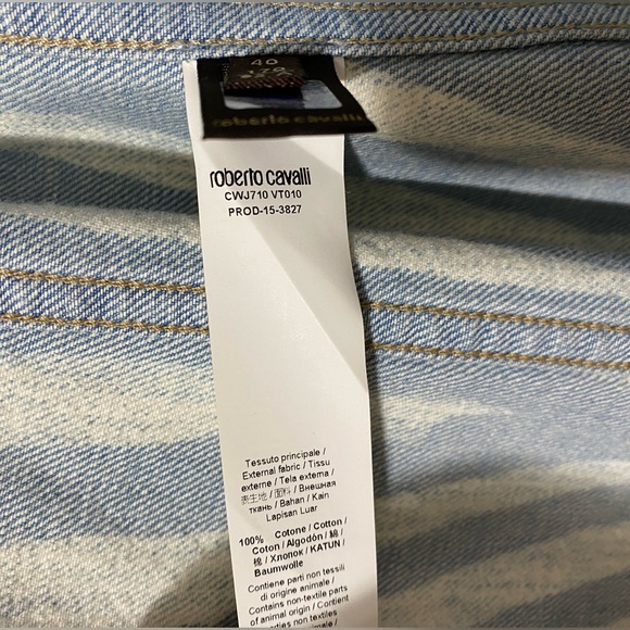 Roberto Cavalli jean jacket - Picture 6 of 8